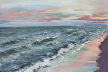 風景 Painting - 抽象的な海景027